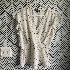 Almost famous polka dot blouse vintage shirt y2k 2000s cute